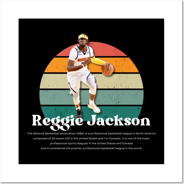 Reggie Jackson Vintage V1 Wall Art by Gojes Art